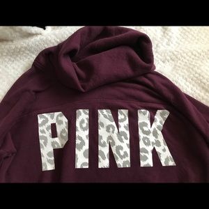 Victoria’s Secret Pink cheetah print sweatshirt